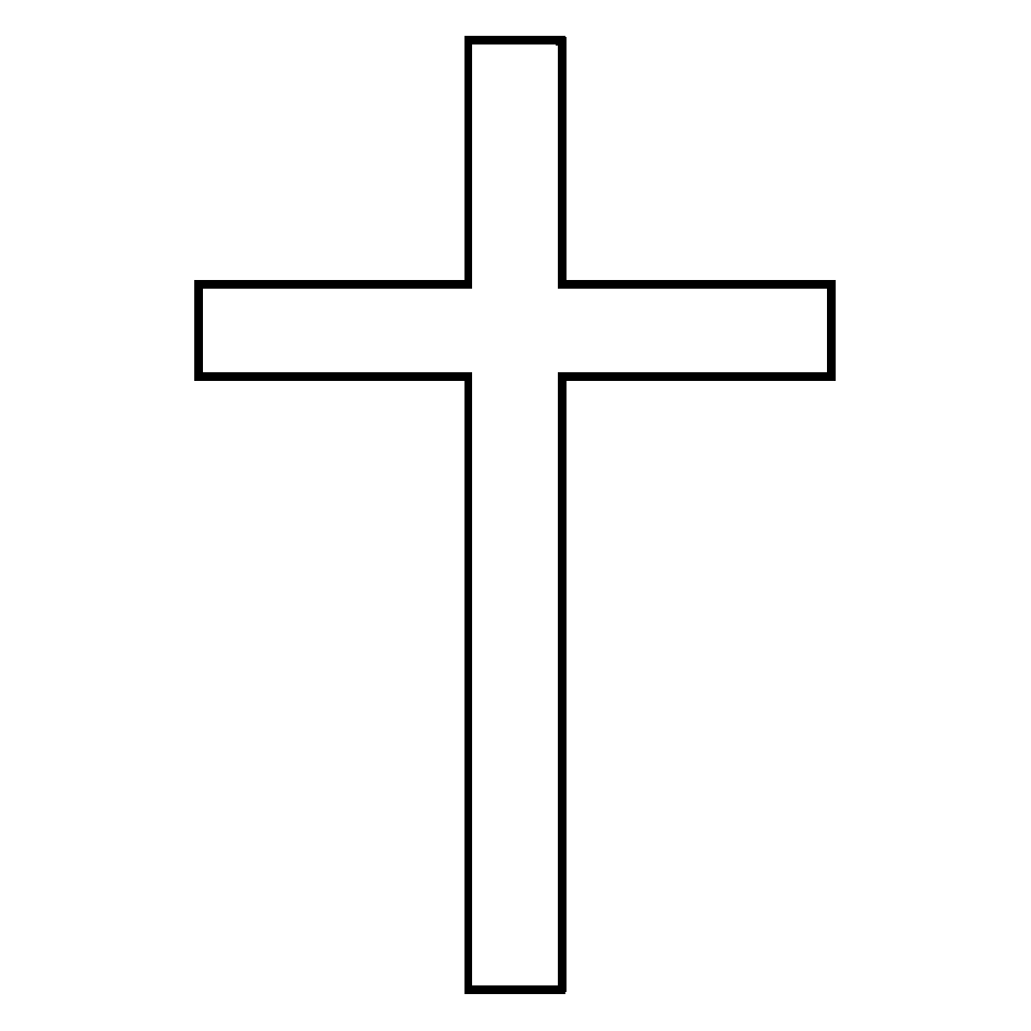 Plain Cross Engraving Design