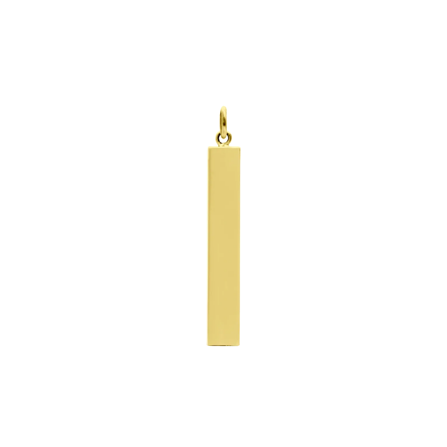 18K Gold Vermeil Bar Pendant