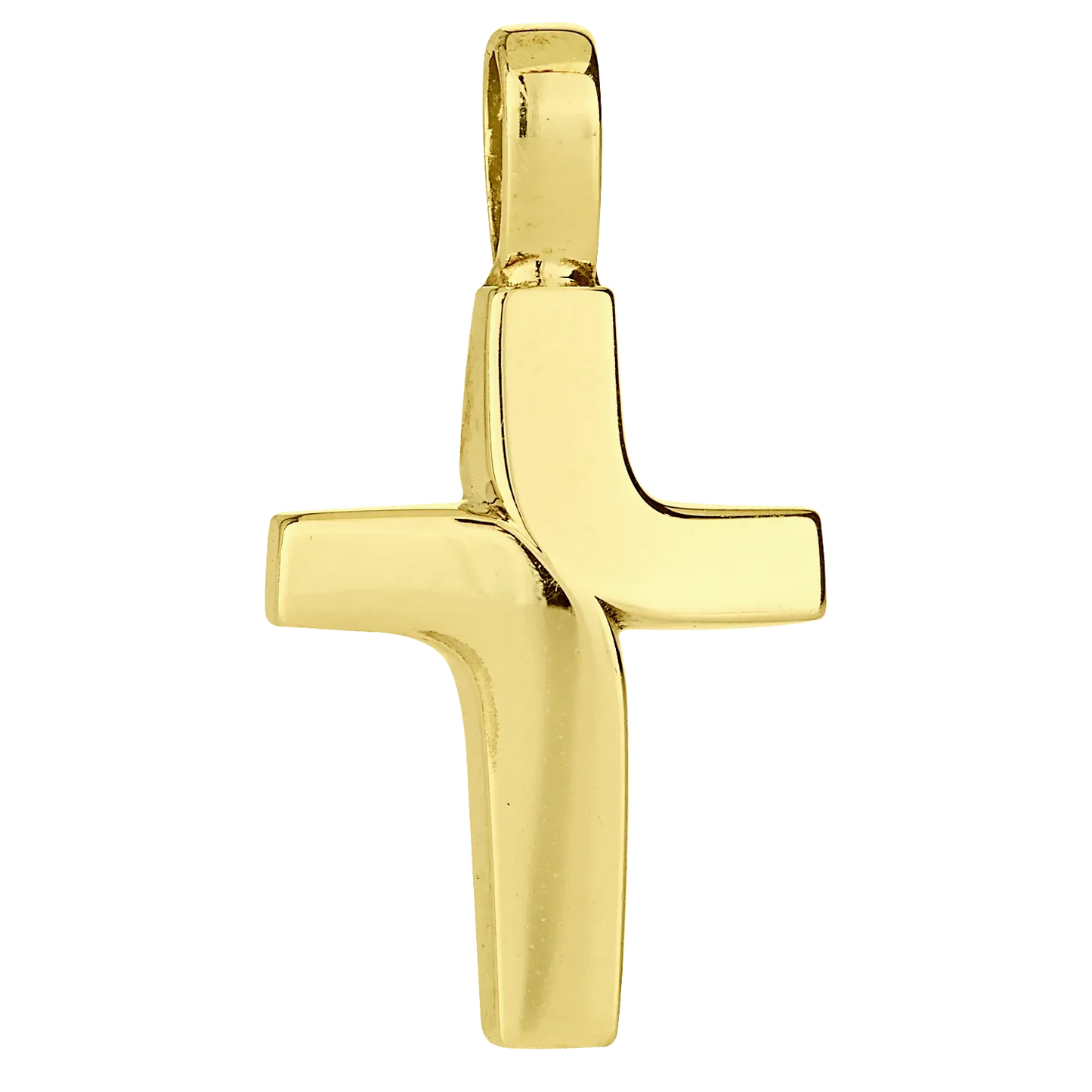 18K Gold Vermeil Cross Pendant