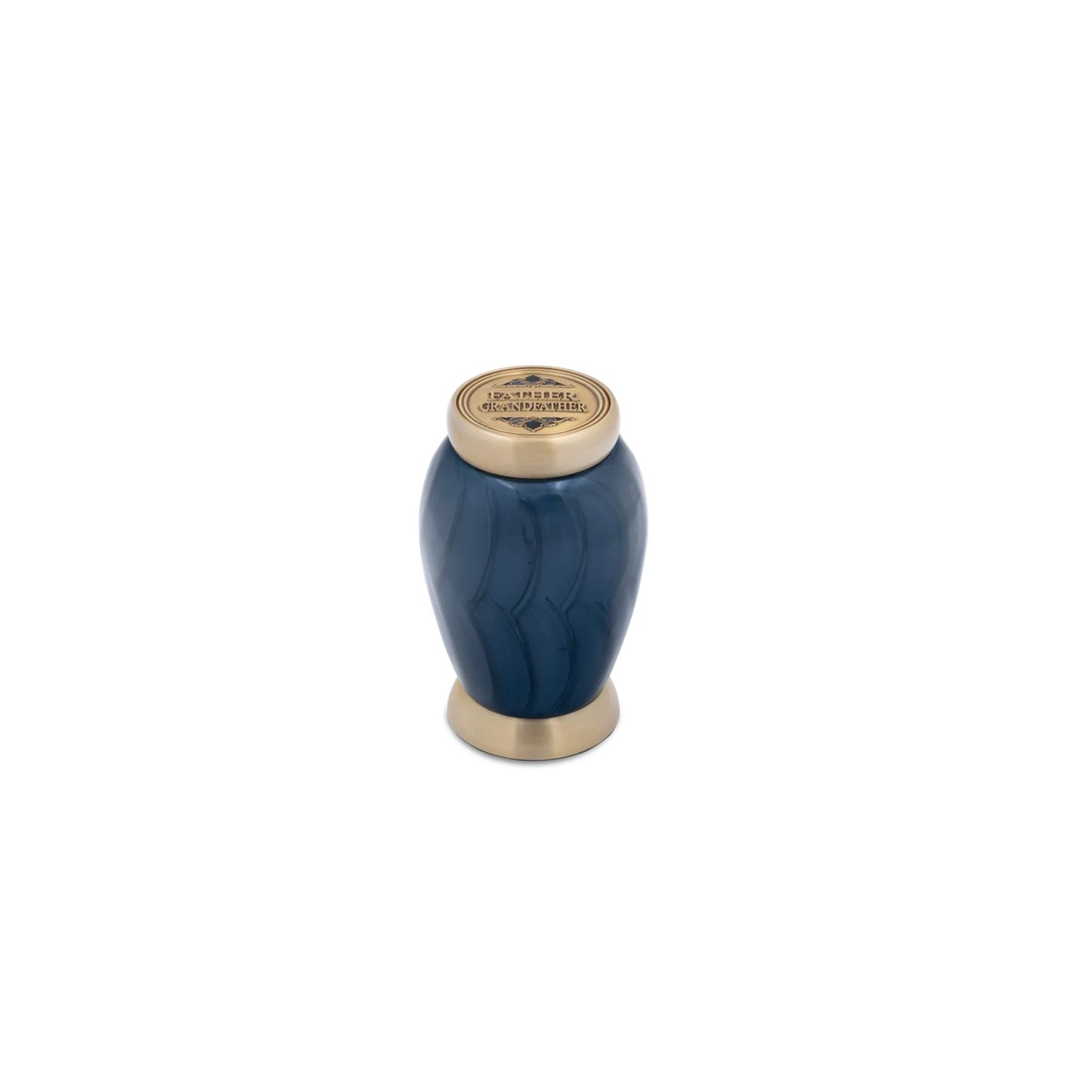 Cresthaven Blue Miniature Urn
