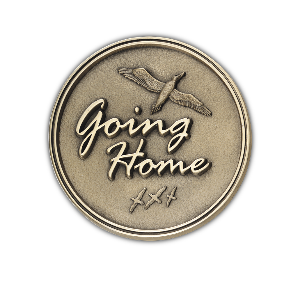 going home remembrance medallion