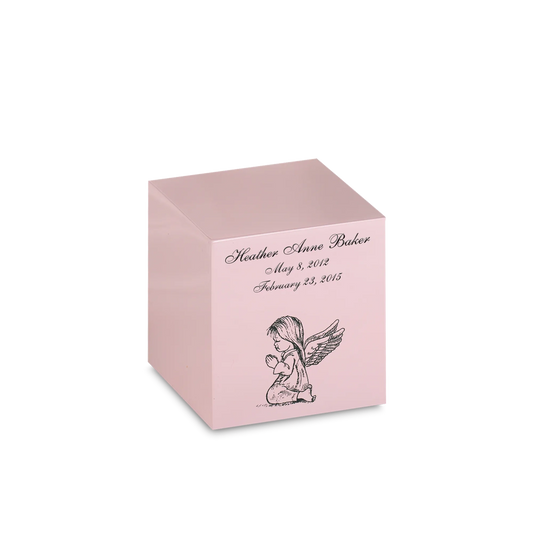 Pink Bronze Cube Keepsake
