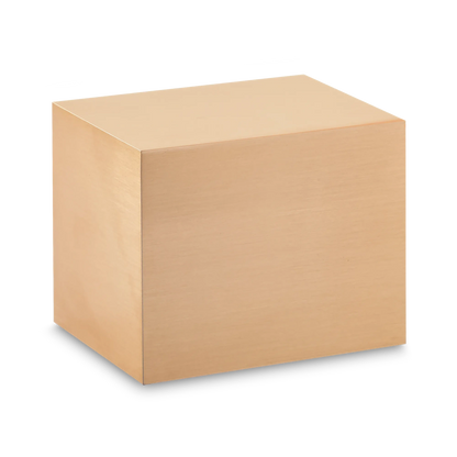 Brushed Sheet Bronze Niche Urn