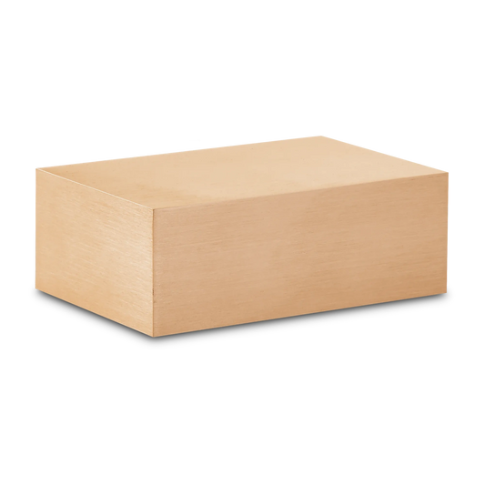 Brushed Sheet Bronze Niche Urn