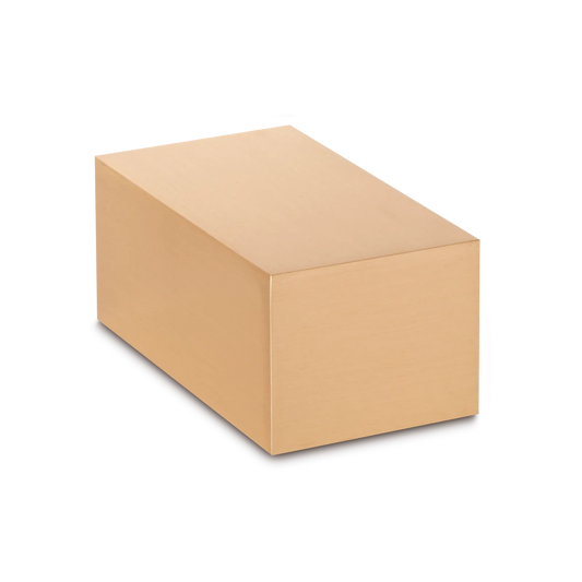 Brushed Sheet Bronze Niche Urn