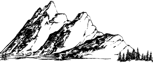 Mountain Engraving Design