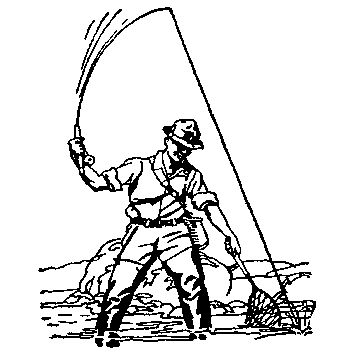 Fisherman Engraving Design
