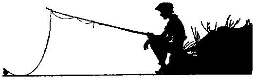 Fisherman On Bank Engraving Design