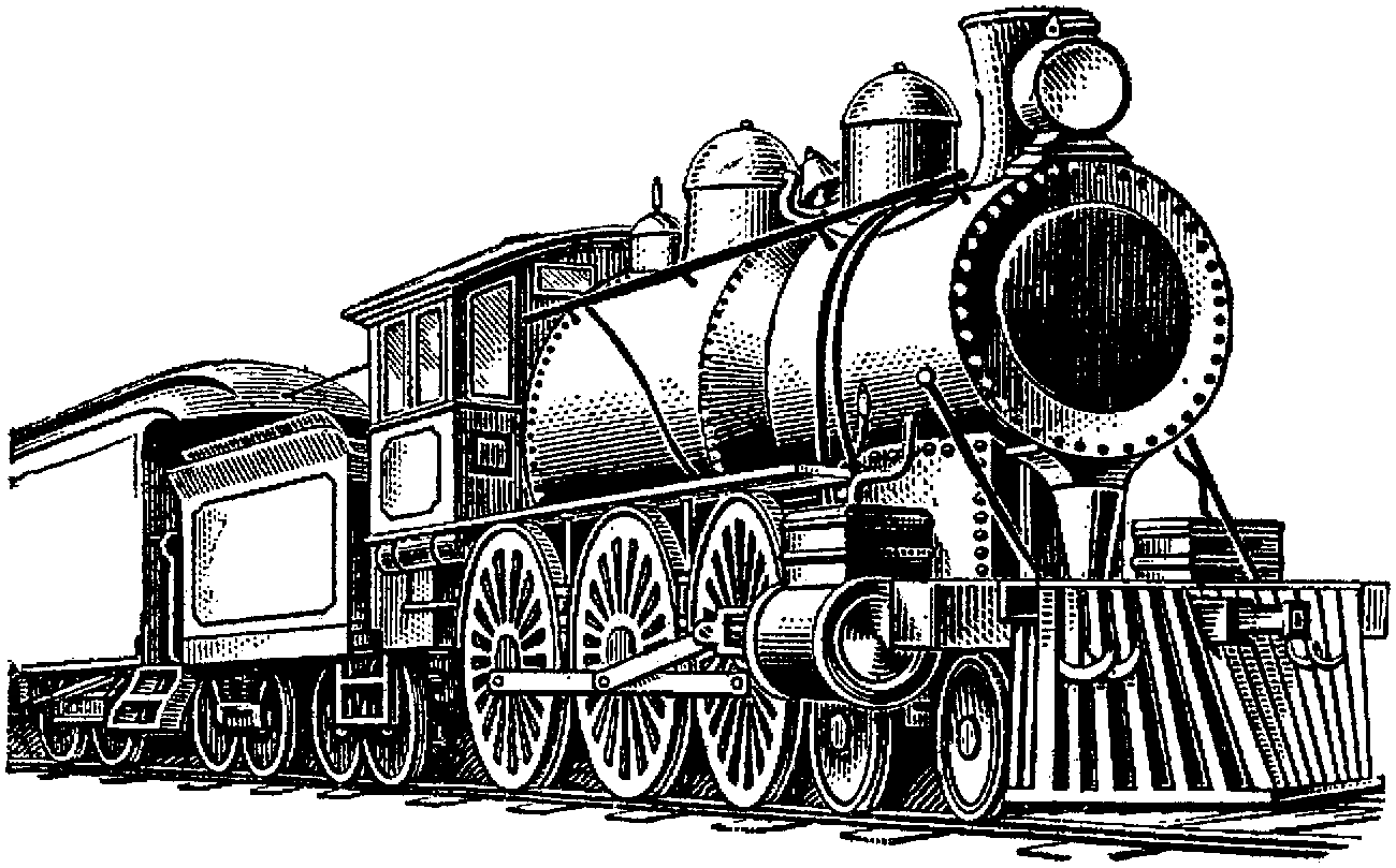 Train Engraving Design