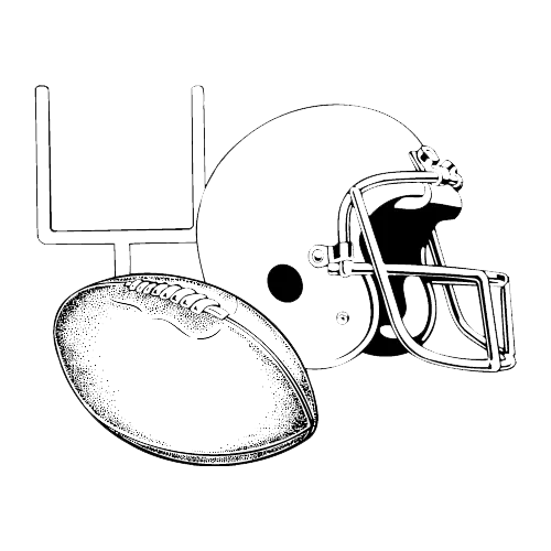 Football Helmet / Goal Engrvg
