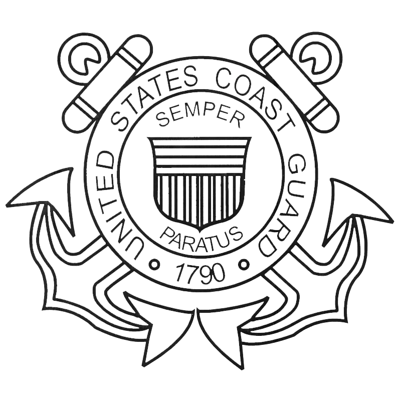 Coast Guard Engraving Design