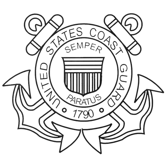 Coast Guard Engraving Design