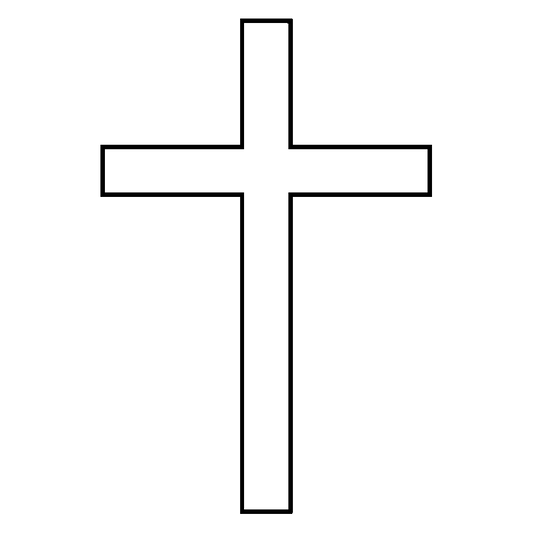 Plain Cross Engraving Design