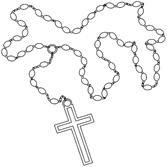 Rosary Engraving Design