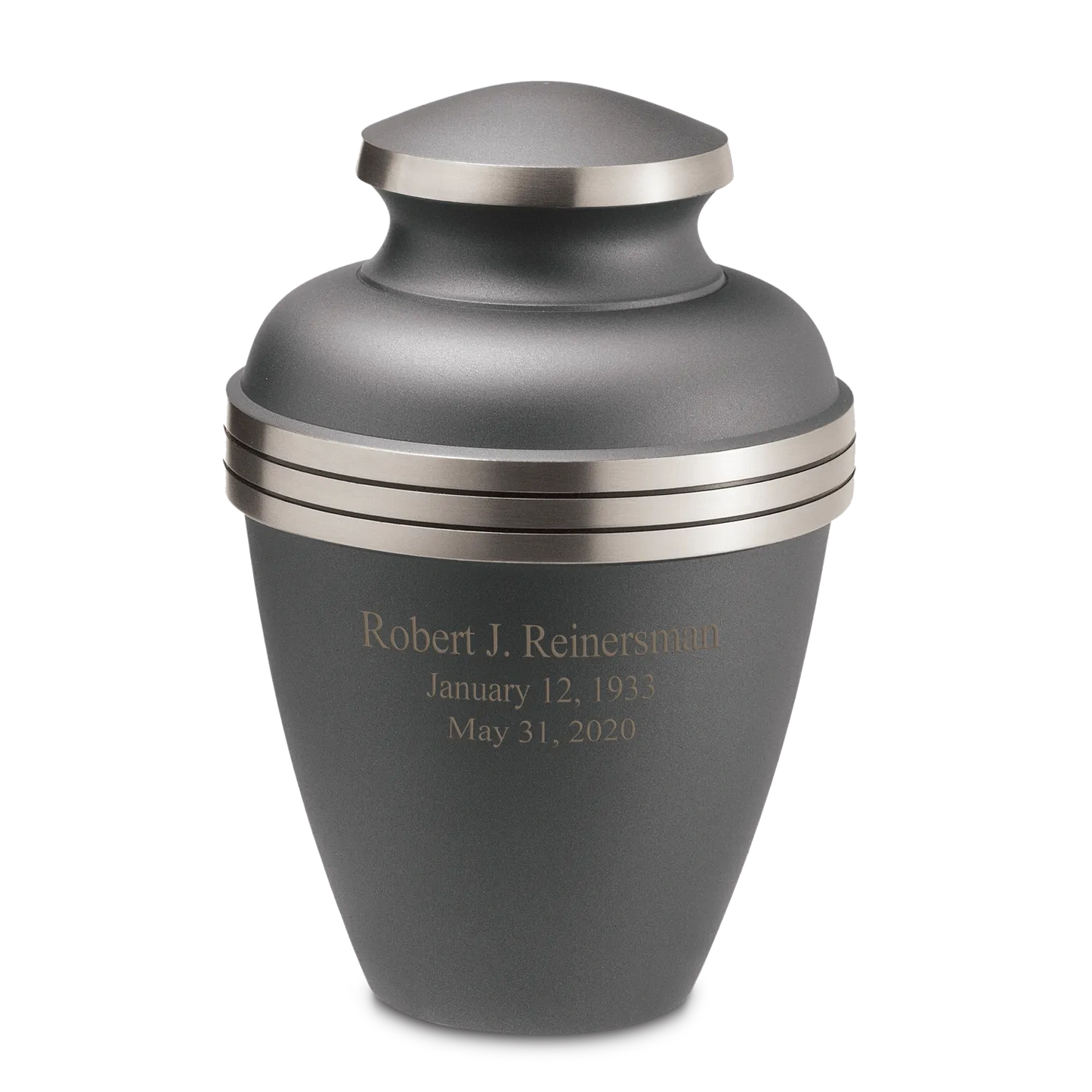 Ashen Pewter Urn