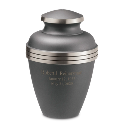 Ashen Pewter Urn