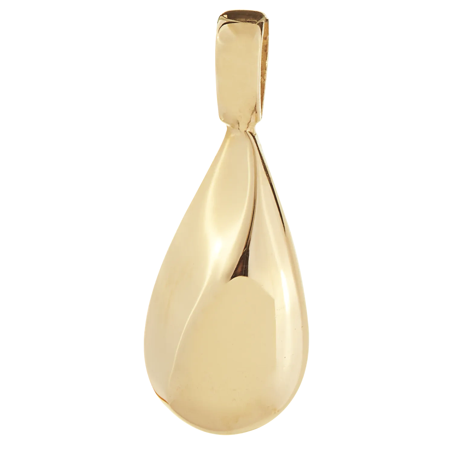 14K Gold Tear Drop Pendant