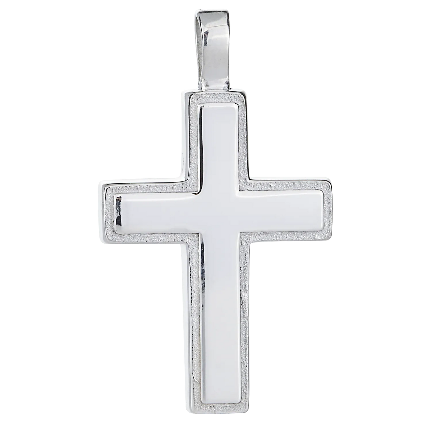 Sterling Silver Large Cross Pendant