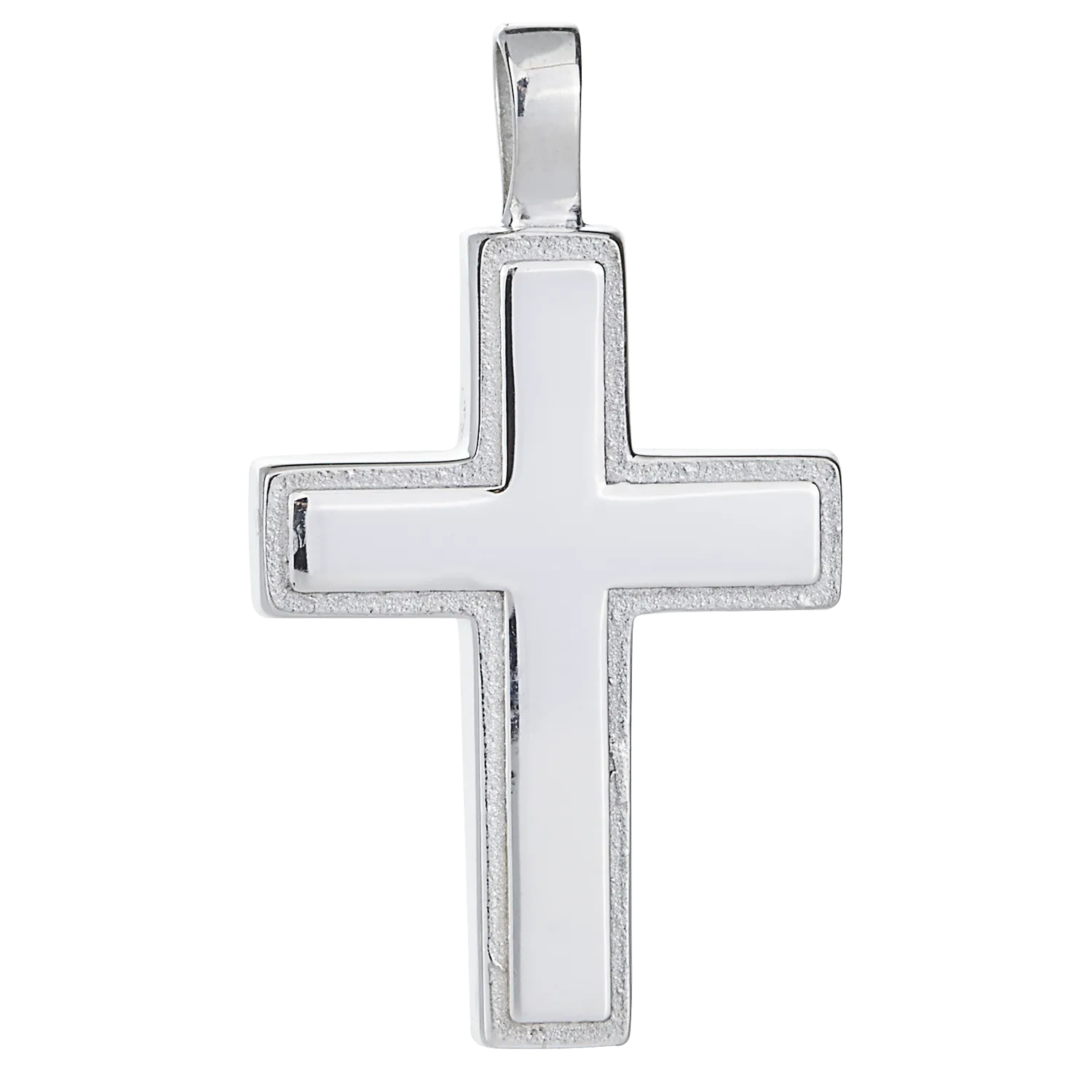 Sterling Silver Large Cross Pendant