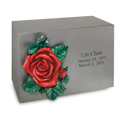 Pewter Bronze Horizontal Urn
