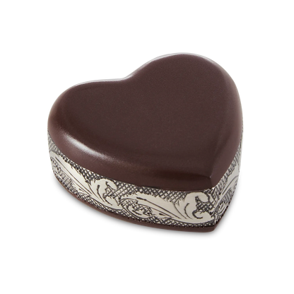 Crimson Delphia Heart Keepsake