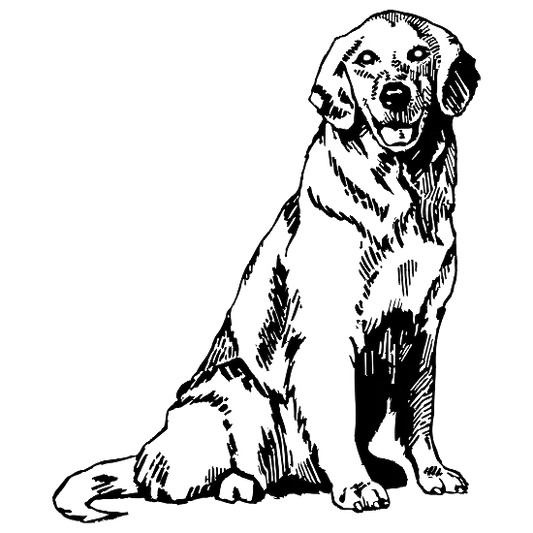 Dog Engraving Design
