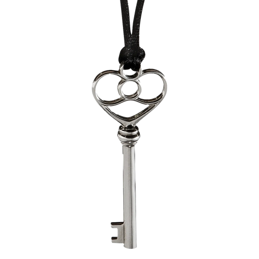 Sterling Silver Key Pendant