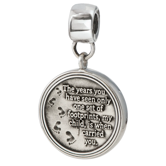 LifeStories Medallion Footprints Bead