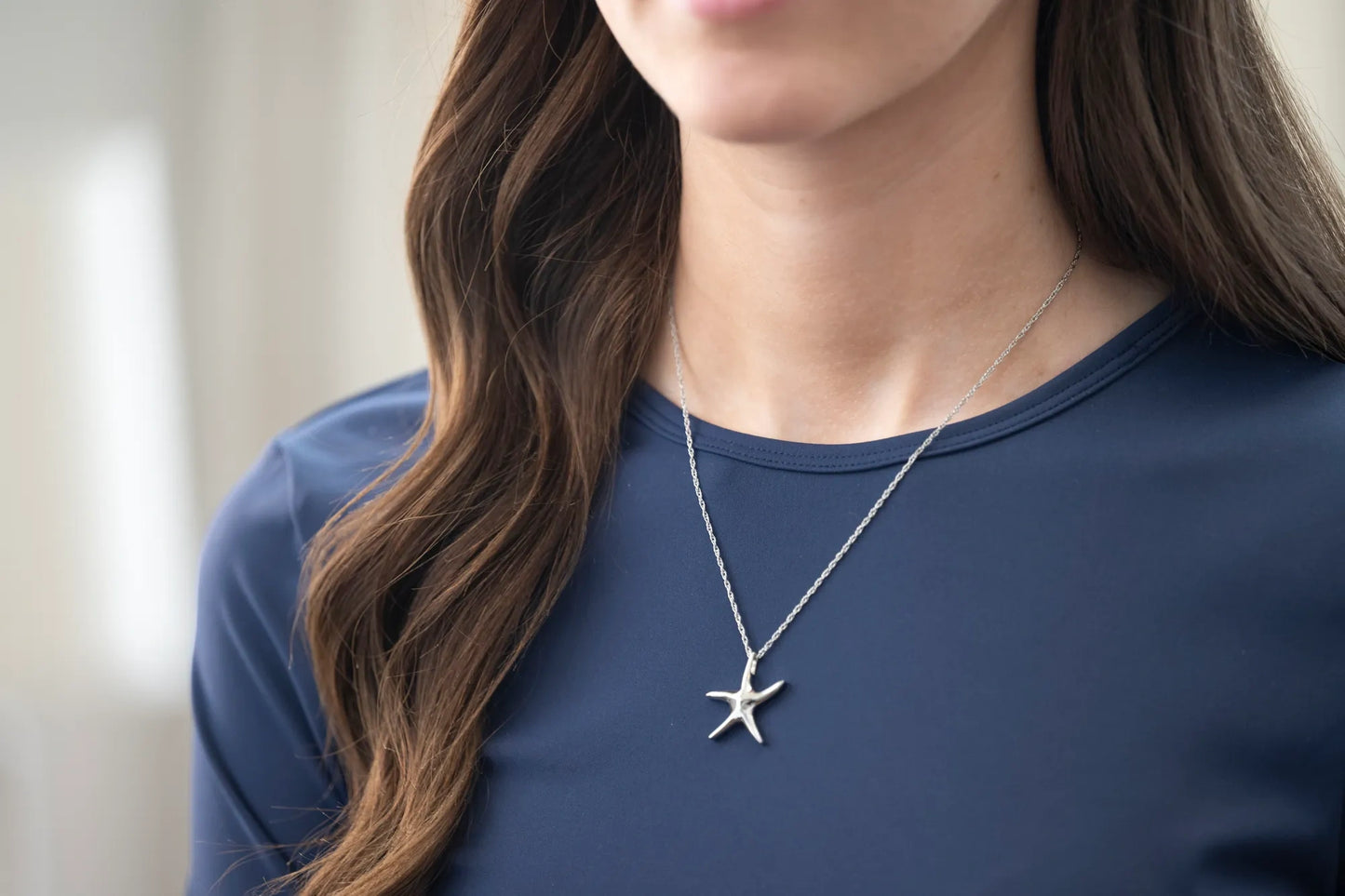 Sterling Silver Starfish Pendant