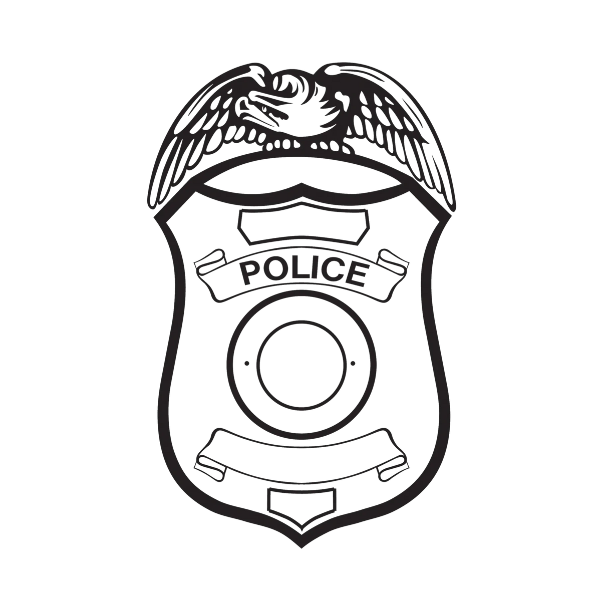 One Police Insignia Police Badge Engraving Design – Remembrance Store™ by Batesville