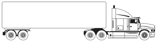Semi Truck Engraving Design