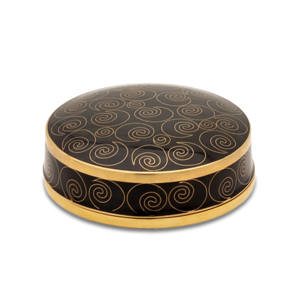Midnight Swirl Cloisonne Miniature
