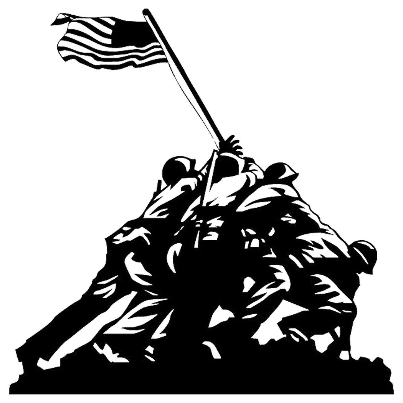 Iwo Jima Engraving