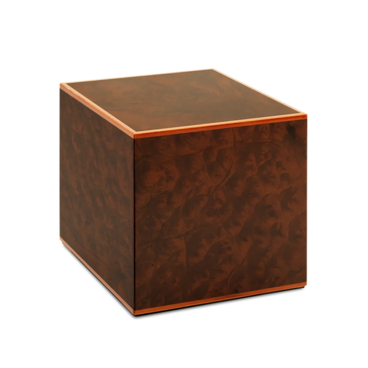 Burlwood Natural Cube