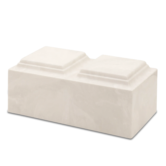 Companion Alpine White Synthetic Marble Urn