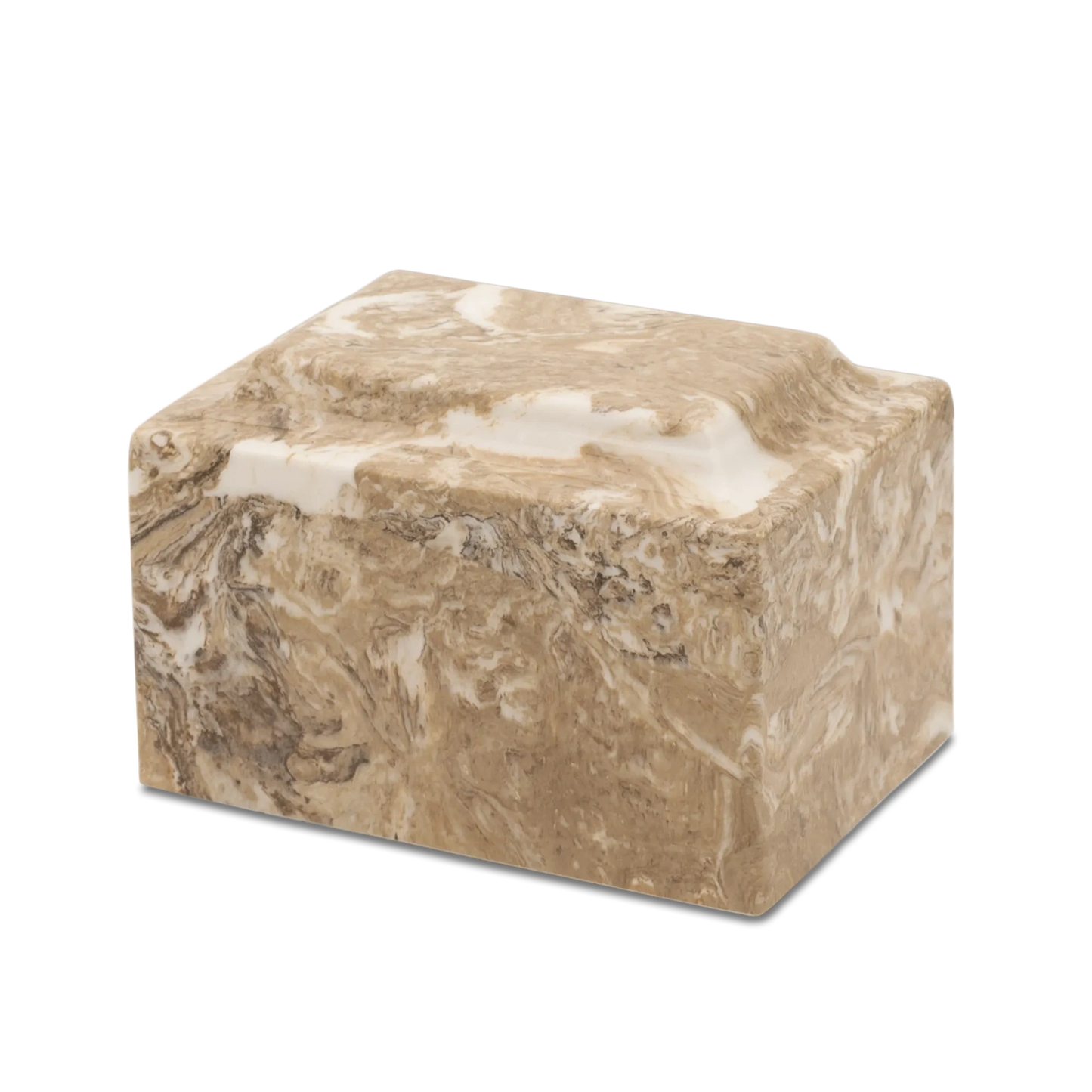 Khaki Synthetic Marble Urn