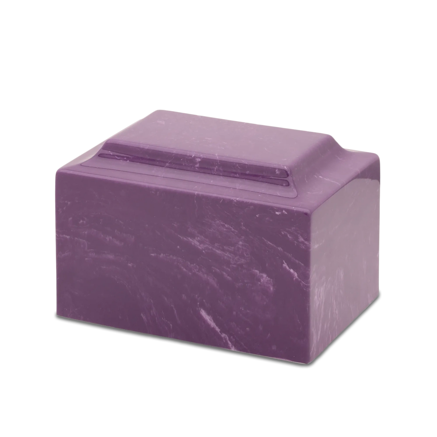 Violet Synthetic Marble Urn