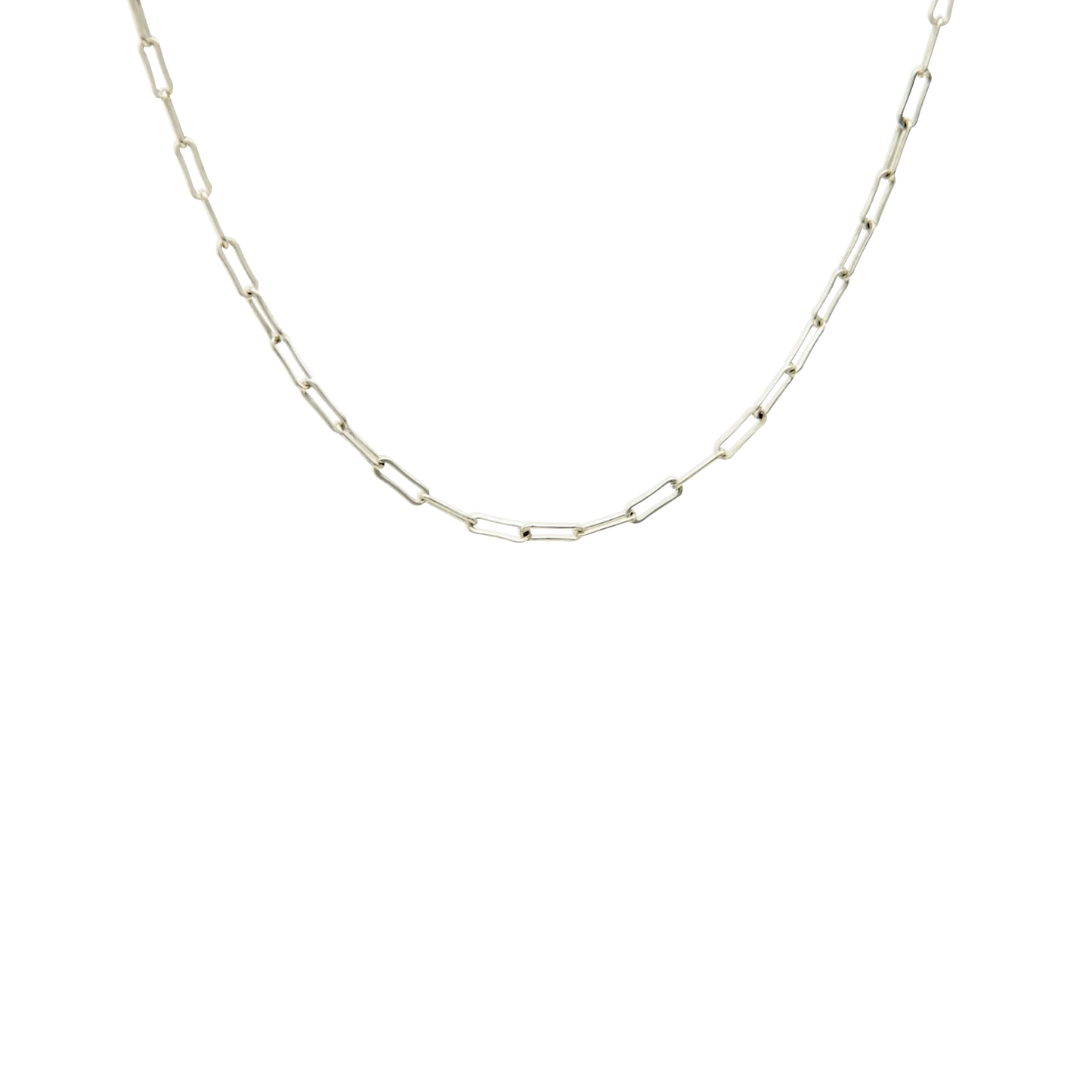 Sterling Silver Paperclip Chain