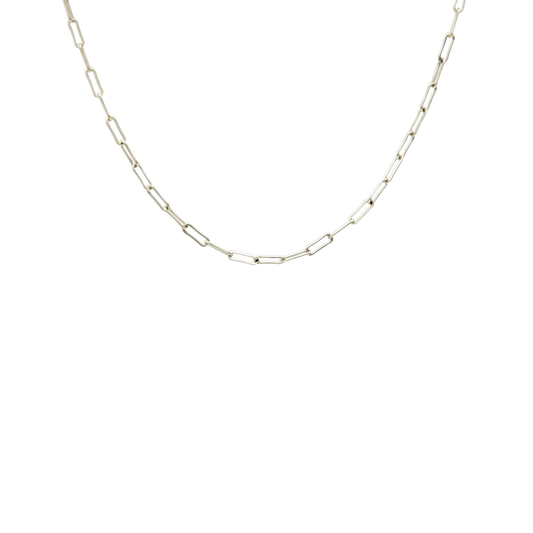 Sterling Silver Paperclip Chain