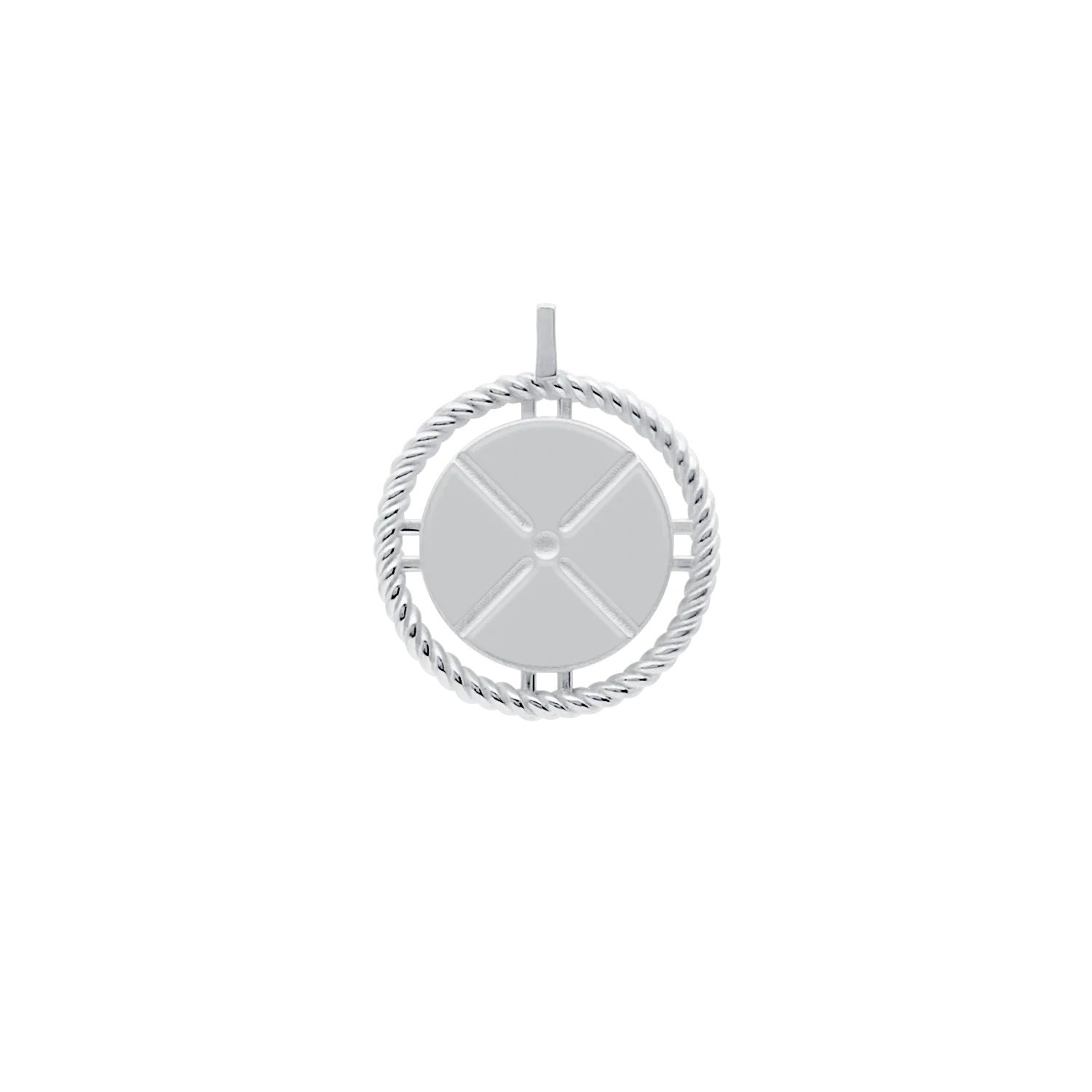 Sterling Silver Round Pendant