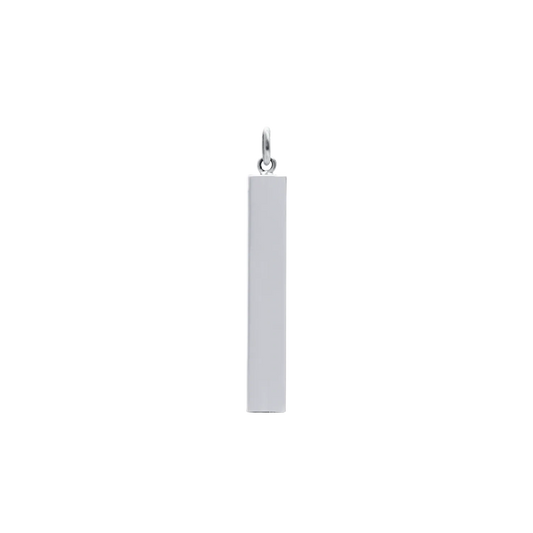 Sterling Silver Bar Pendant