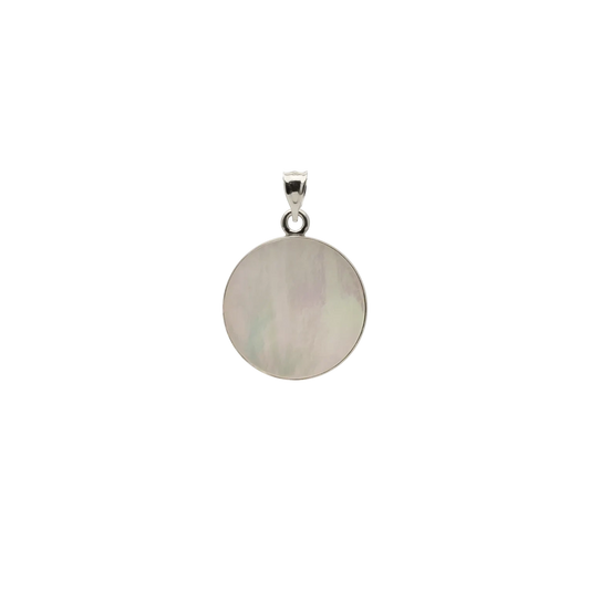 Sterling Silver Mother of Pearl Pendant