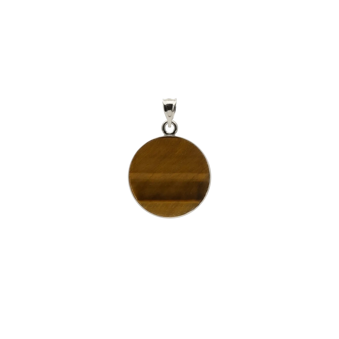 Sterling Silver Tiger39s Eye Pendant