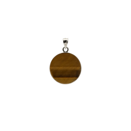 Sterling Silver Tiger39s Eye Pendant