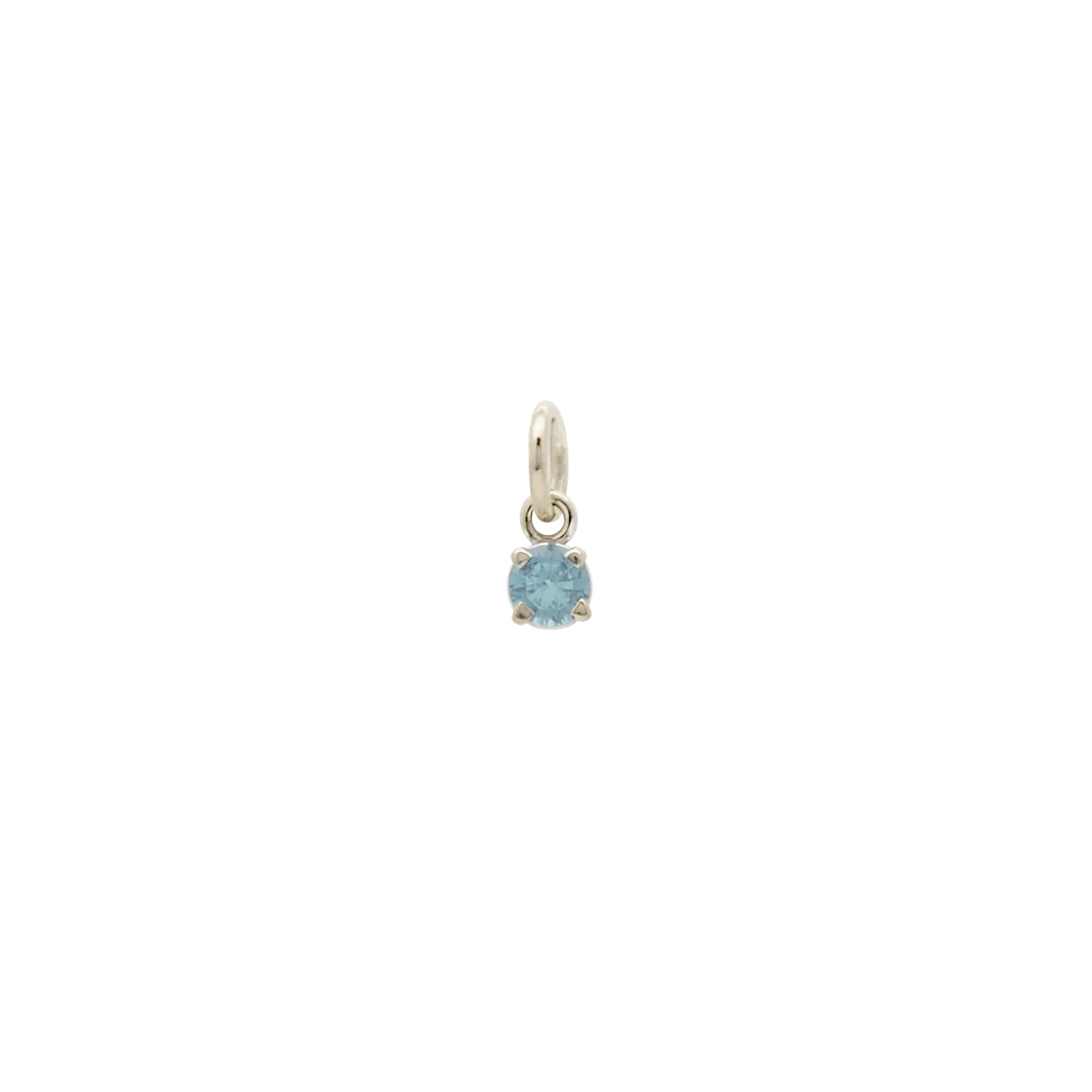 Sterling Silver March Gem