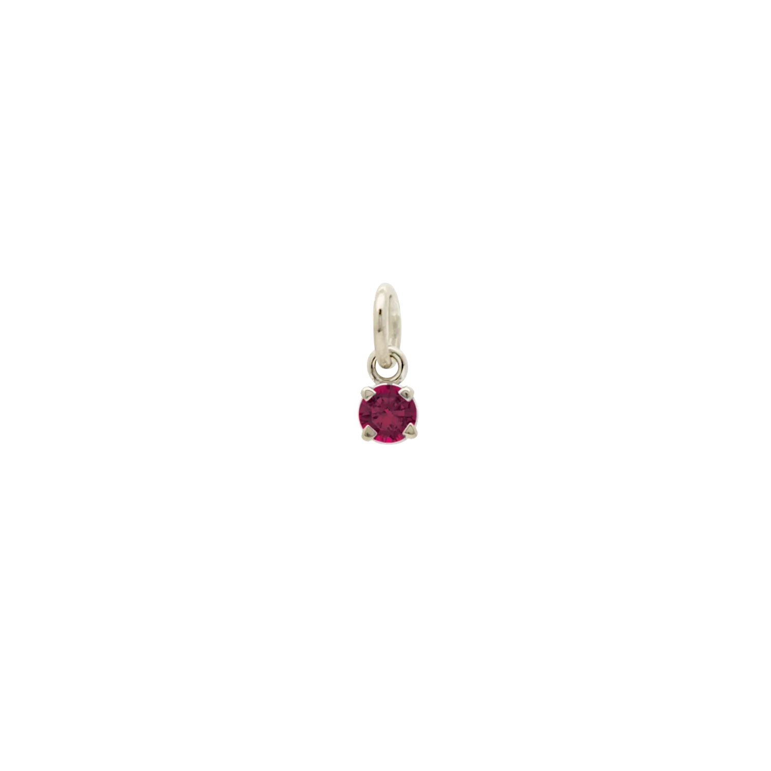 Sterling Silver July Gem