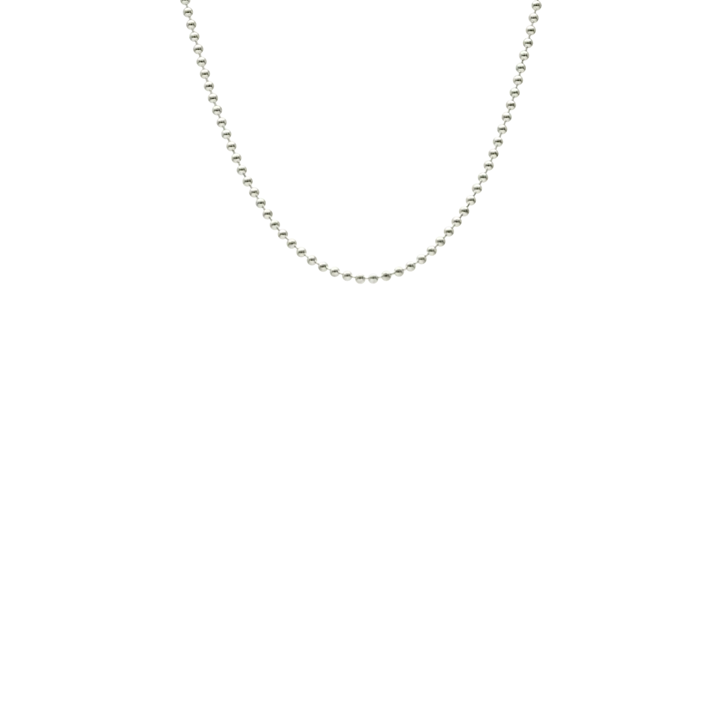 Sterling Silver 1.5MM Bead Chain 20IN