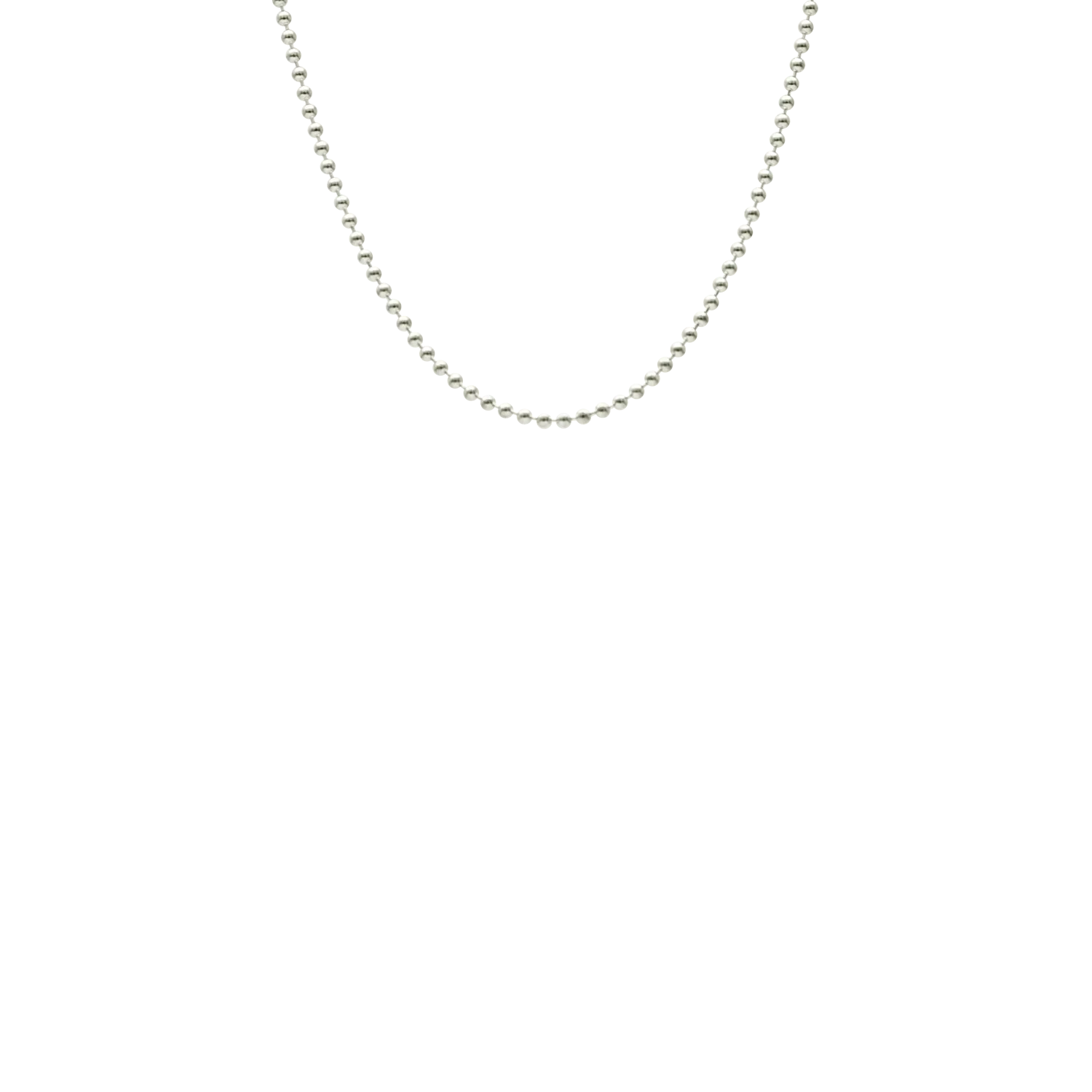 Sterling Silver 1.5MM Bead Chain 20IN