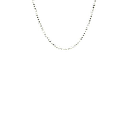 Sterling Silver 1.5MM Bead Chain 20IN