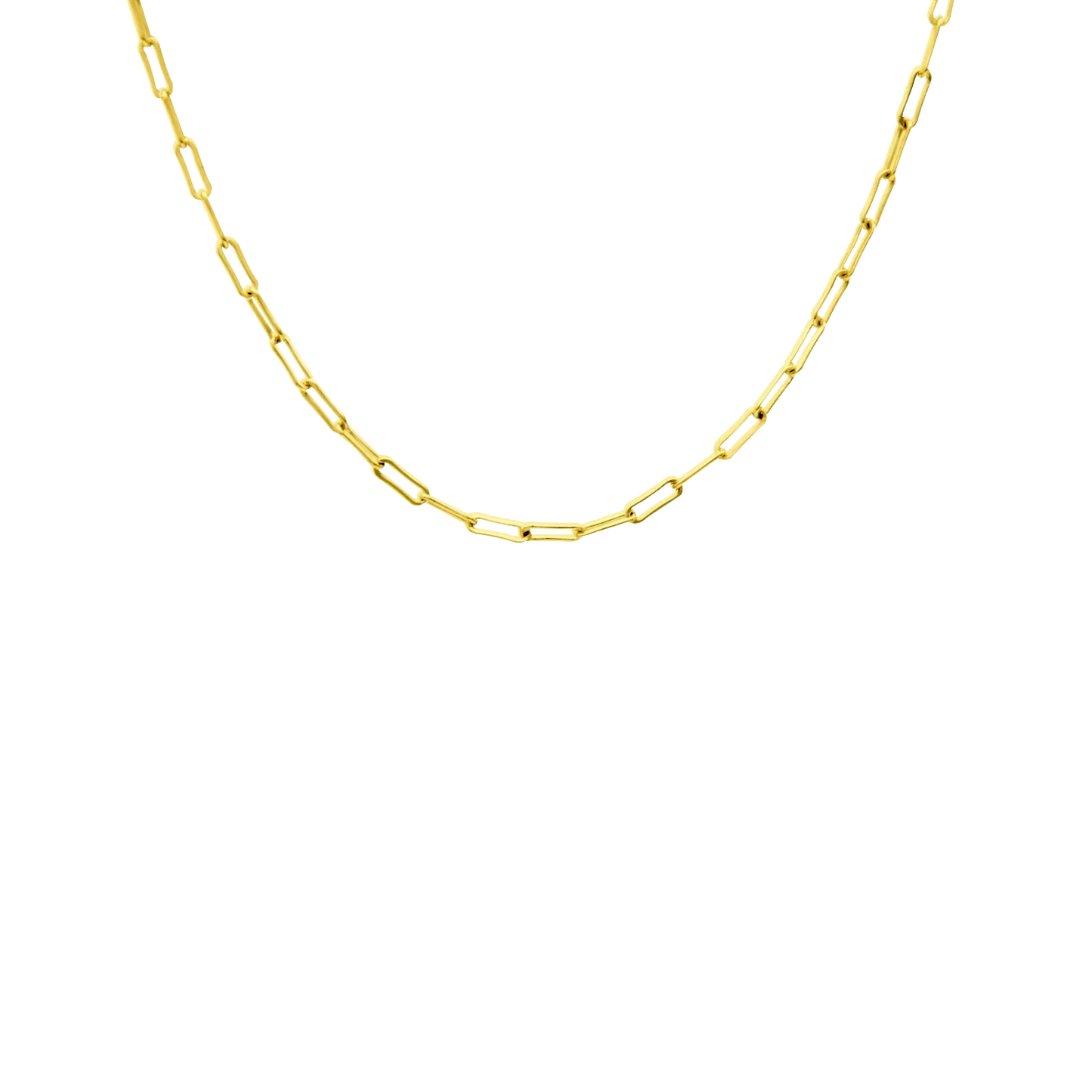18K Gold Vermeil Paperclip Chain